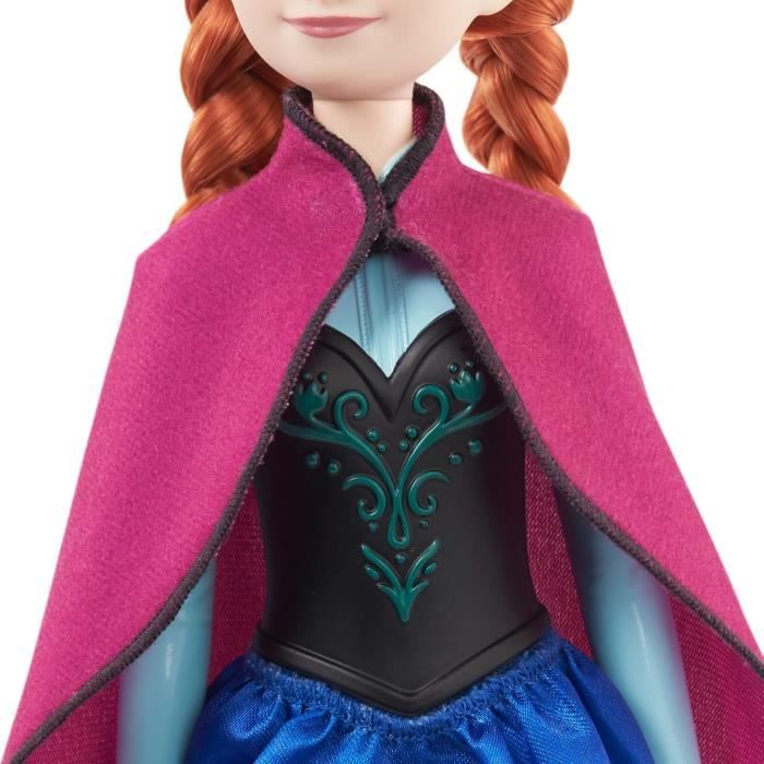 Frozen-Anna- Mattel Disney Doll with Dress and Accessories HLW49