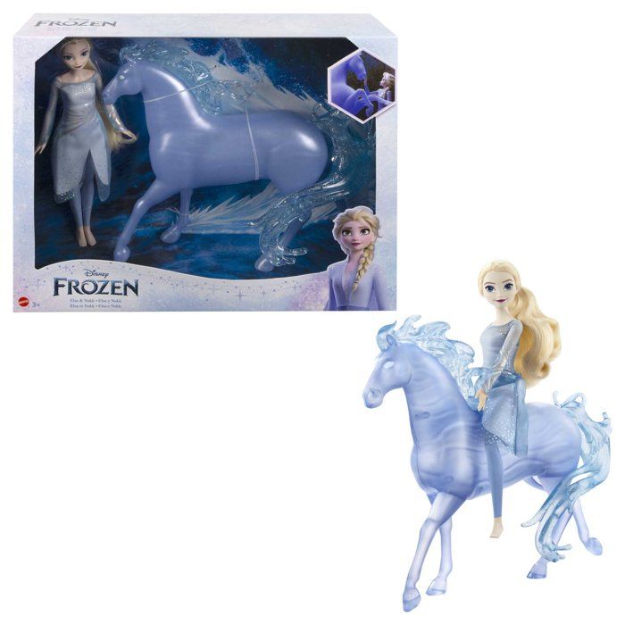 Disney Princess - Snow Queen - Elsa and Nokk box - Mannequins dolls - 3 years old and +