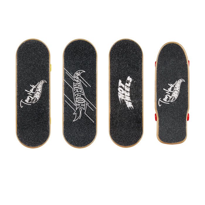 Box of 4 Tony Hawk Finger Skates and Shoes - Hot Wheels HGT84