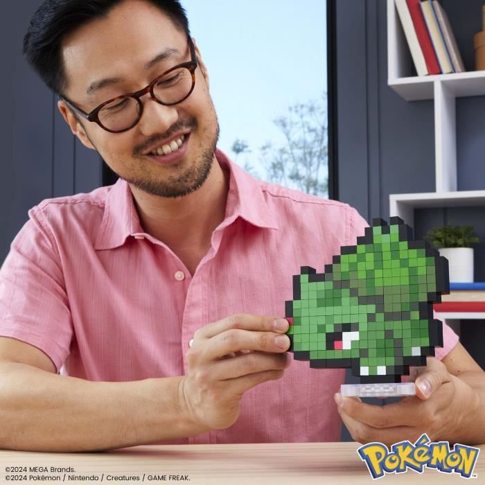 MEGA-Pokémon-Bulbizarre-Retro Building Set 374 pieces - MEGA Pokémon - HTH75