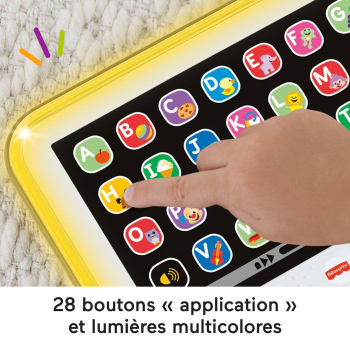 Fisher-Price-My Laugh and Learn Tablet-Musical tablet in French HXB67