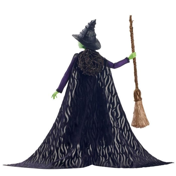 Mattel-Wicked-Elphaba Doll with Braided Hair and Multiple Poses - Wicked - HXY38