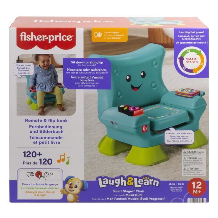 Fisher-Price-Laugh and Learn-Electronic Progressive Learning Chair HYR97