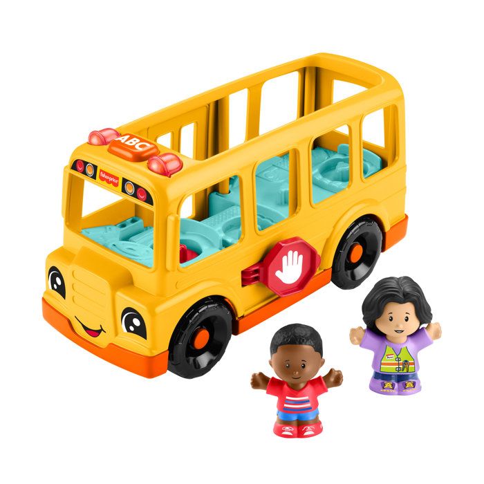 Fisher-Price Little People-The School Bus-Musical Push-Along Vehicle HYT03