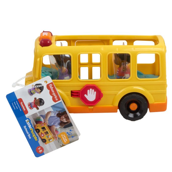Fisher-Price Little People-The School Bus-Musical Push-Along Vehicle HYT03