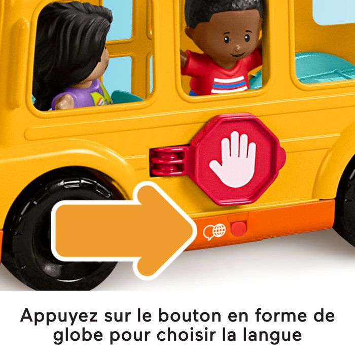 Fisher-Price Little People-The School Bus-Musical Push-Along Vehicle HYT03