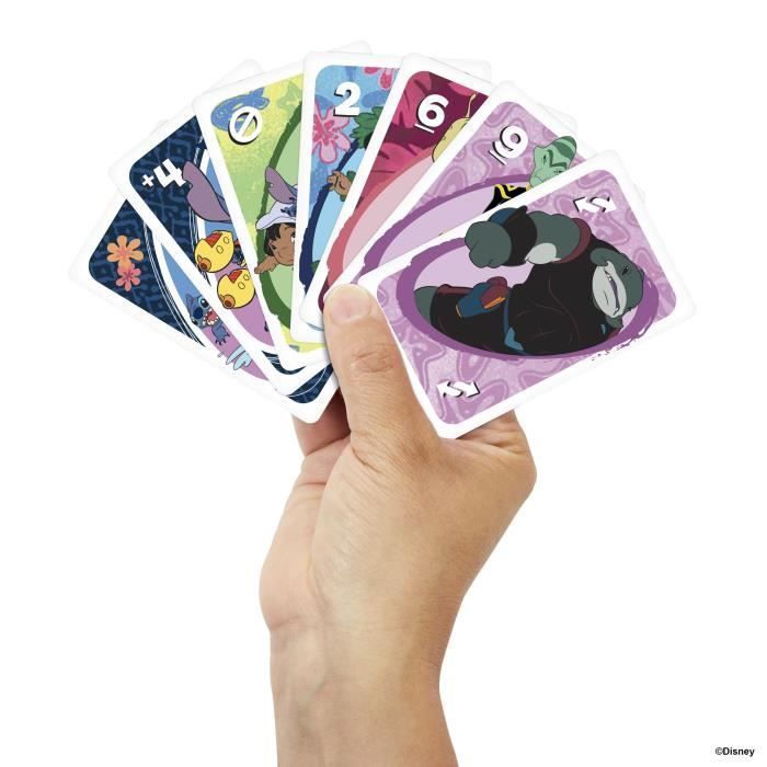 Mattel Games - Disney UNO Lilo and Stitch - Card Game for Kids and Family JCC10