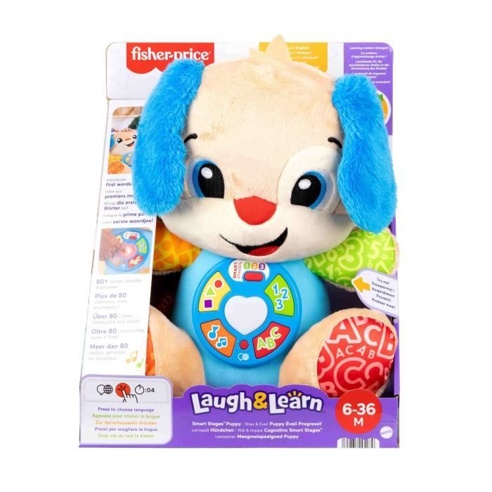 Fisher-Price-Laugh and Learn-Puppy Progressive Awakening-Musical Plush JFD20