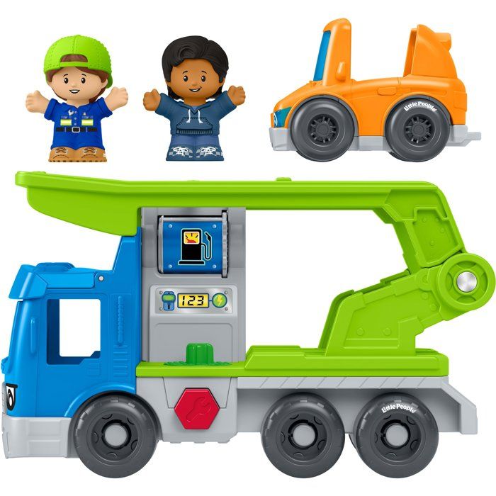Toy Vehicle - LITTLE PEOPLE FISHER-PRICE - Cargo Truck - Sounds - 2 Figures