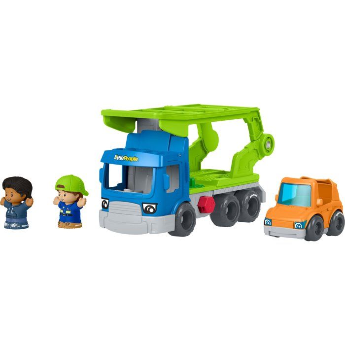 Toy Vehicle - LITTLE PEOPLE FISHER-PRICE - Cargo Truck - Sounds - 2 Figures