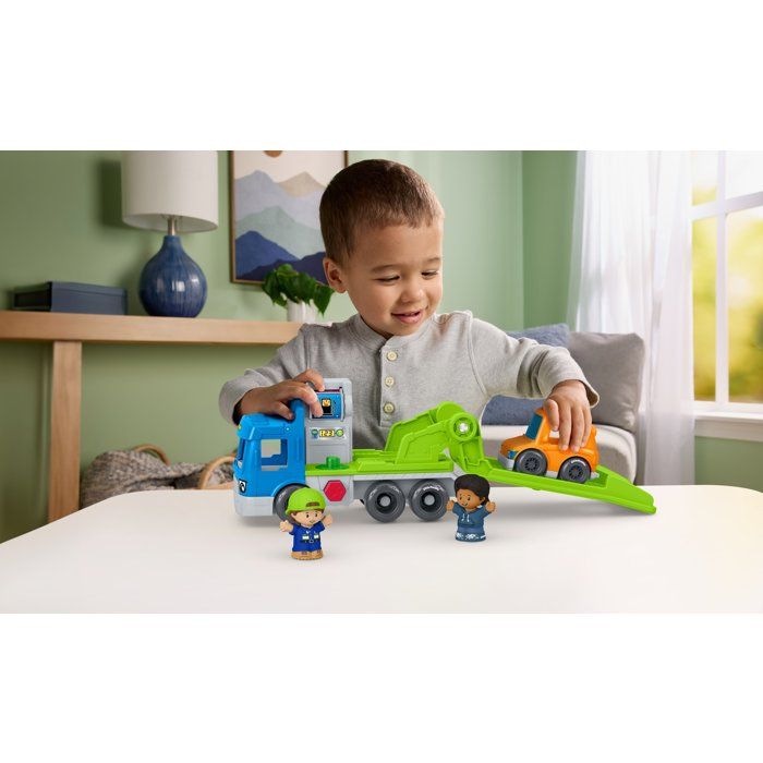 Toy Vehicle - LITTLE PEOPLE FISHER-PRICE - Cargo Truck - Sounds - 2 Figures