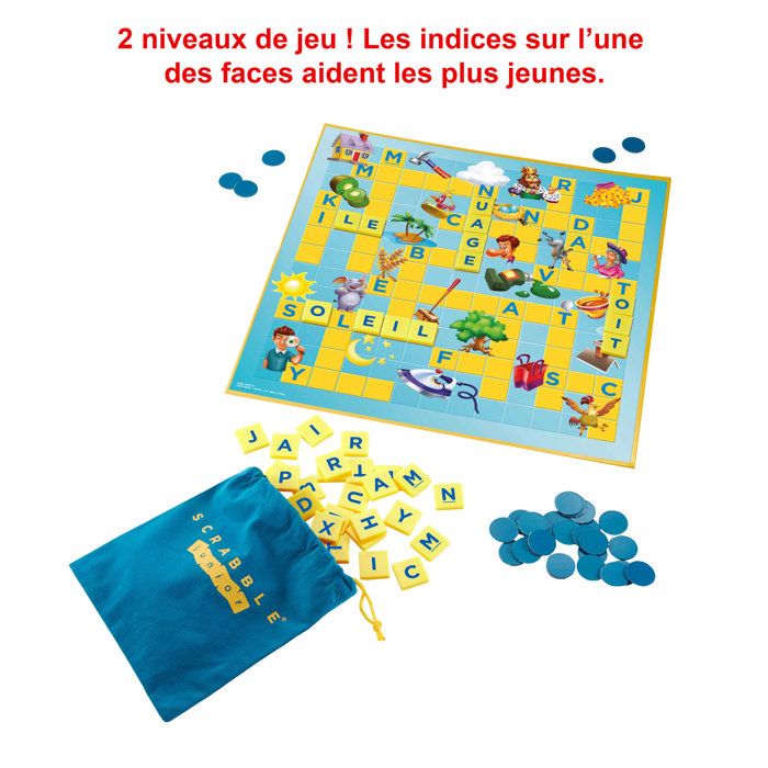 SCRABBLE - Scrabble Junior - Board Game - Help with learning to read and compose words