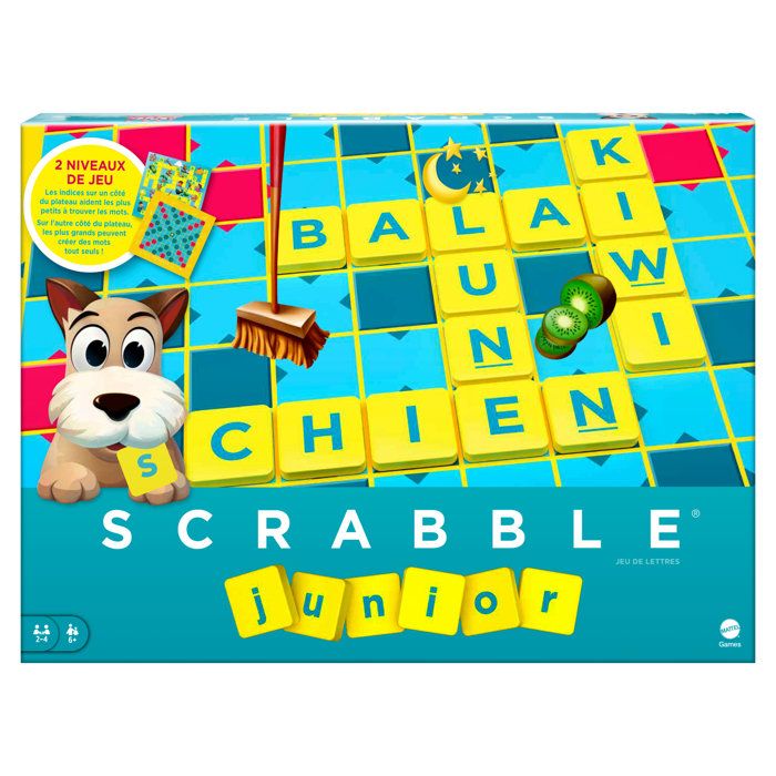 SCRABBLE - Scrabble Junior - Board Game - Help with learning to read and compose words