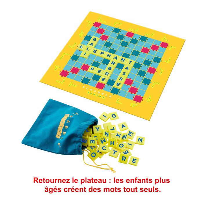 SCRABBLE - Scrabble Junior - Board Game - Help with learning to read and compose words