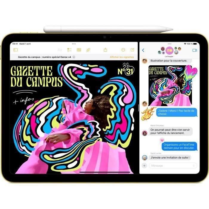 APPLE - iPad A16 (2025) - 11 - Wi-Fi + Cellular - 128GB - Yellow