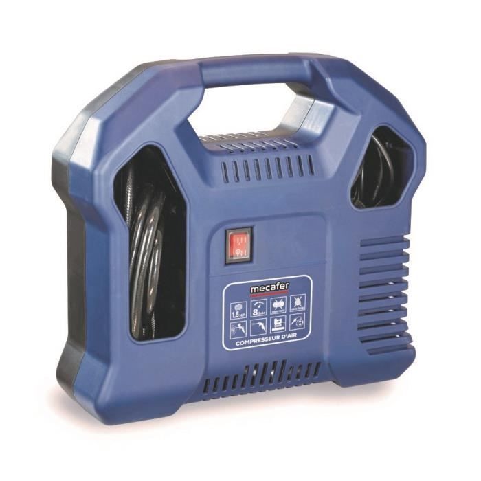 Compressor without tank - MECAFER - 425792 - Blue - 1.5 HP - 8 bars