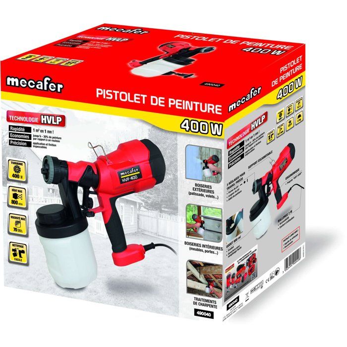 Mecafer HVP 400 HVLP electric paint gun