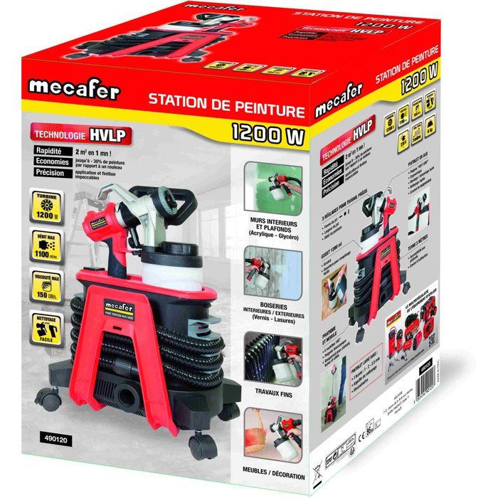 Mecafer HVS 1200 HVLP electric paint gun