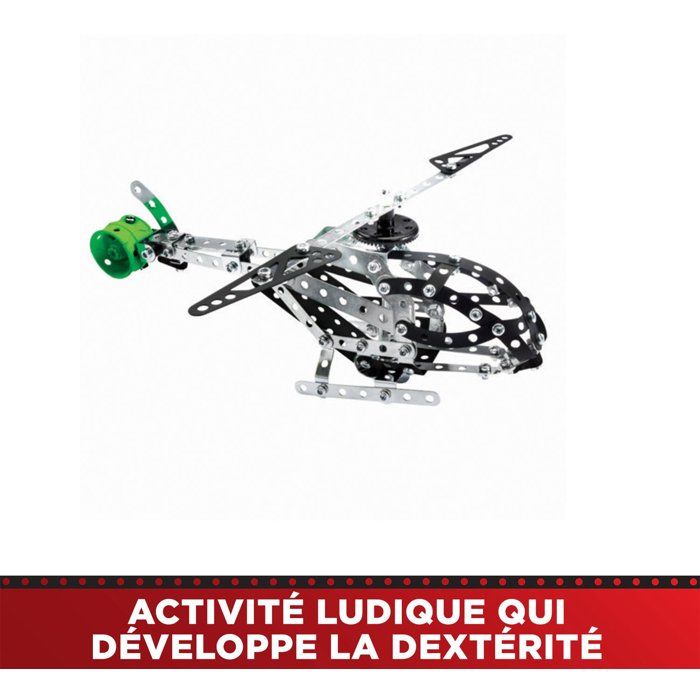 MECCANO - Building Set - Metal - 390 pieces - Ages 10+ - 25 models