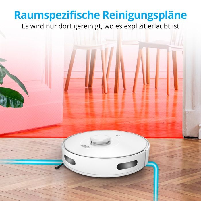 MEDION MD11782 X10 SW robot vacuum cleaner - 120 min - 2700 Pa - 400 ml - White