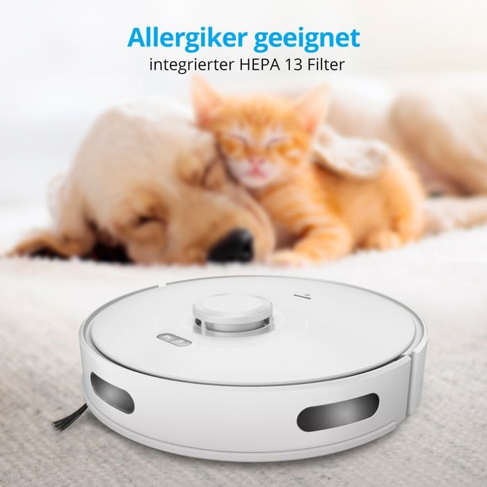 MEDION MD11782 X10 SW robot vacuum cleaner - 120 min - 2700 Pa - 400 ml - White