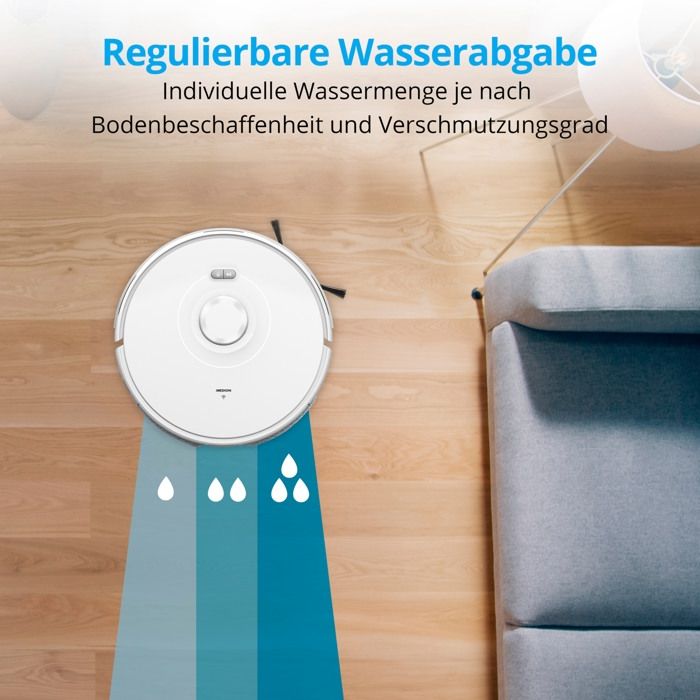 MEDION MD11782 X10 SW robot vacuum cleaner - 120 min - 2700 Pa - 400 ml - White
