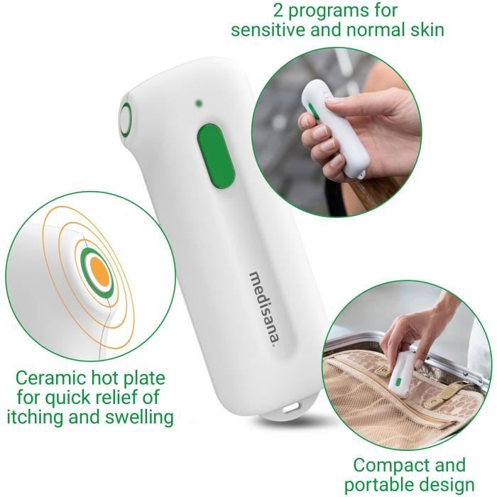 Insect Bite Relief Device - Medisana IB 100 - Chemical Free - Sensitive and Normal Skin - 3 Year Warranty