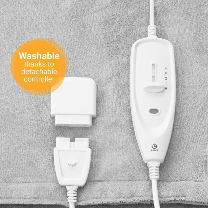 Medisana XXL heating blanket HB 675 2x1.5 m Grey