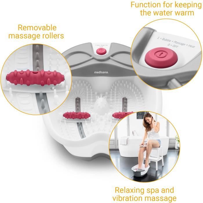 MEDISANA - FS 300 - Foot bath - White - Spa massage and relaxing vibration