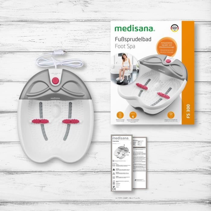 MEDISANA - FS 300 - Foot bath - White - Spa massage and relaxing vibration