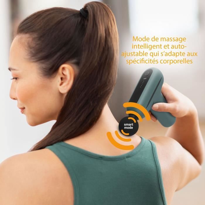 Massage gun - MEDISANA MG 200 - 5 percussion levels - 5 V - 50 dB - Grey / Green