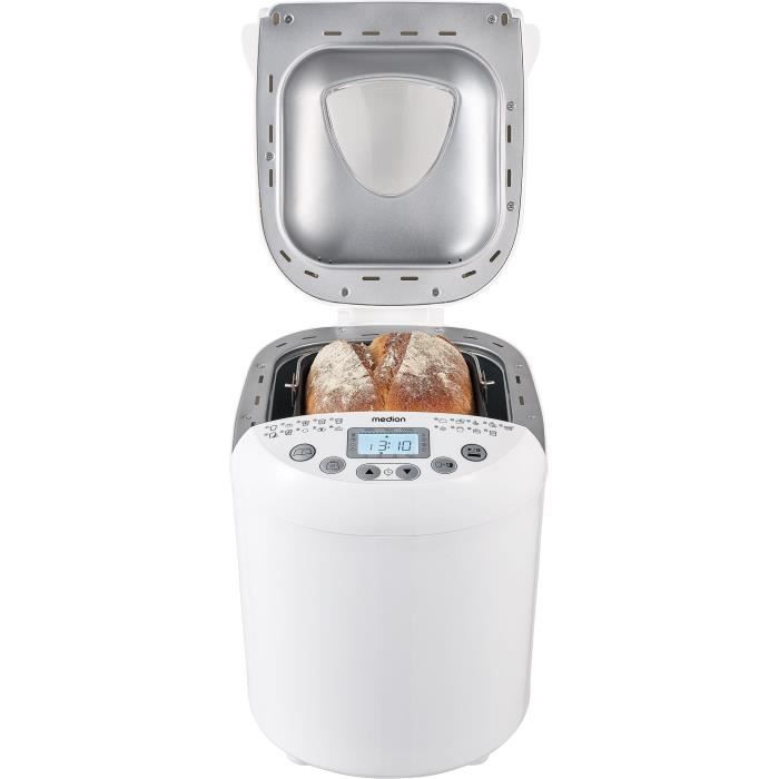 Bread Machine - MEDION - 50073723 - 550 W - 19 programs - Porthole - White