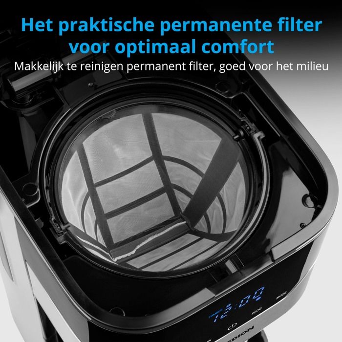 Programmable filter coffee maker with carafe - MEDION - MD 18458 - isothermal - 900W - 1.2 L