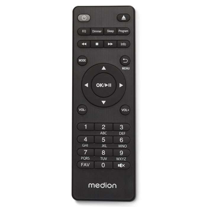 Mini Hi-Fi System - MEDION - DAB/FM Internet Radio - CD Player - 2x150W - Black