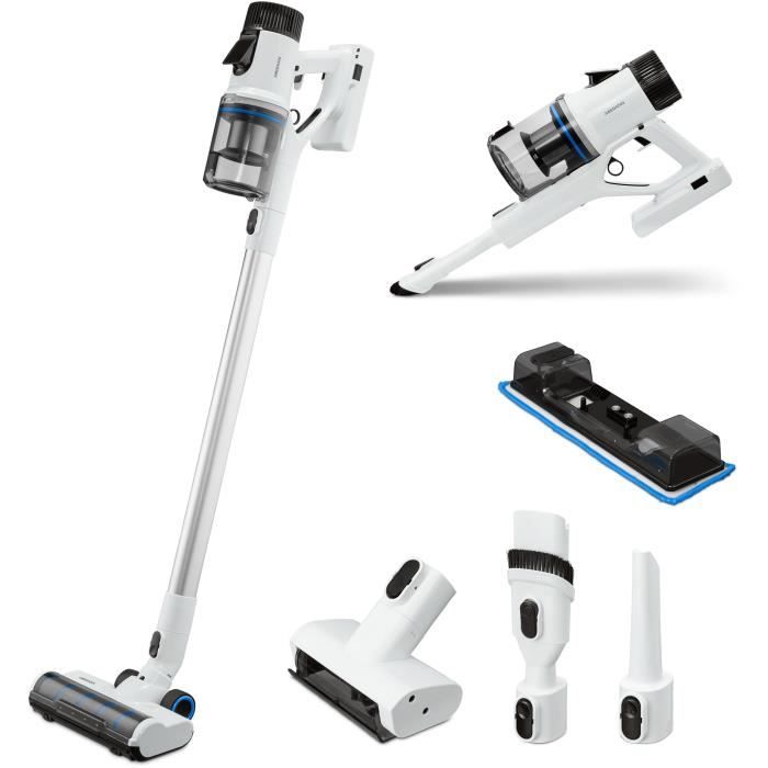 MEDION P350 - Cordless Broom Vacuum Cleaner - Power 24 kPa / 350W - Dust sensor - HEPA H13 - LED Touch Screen