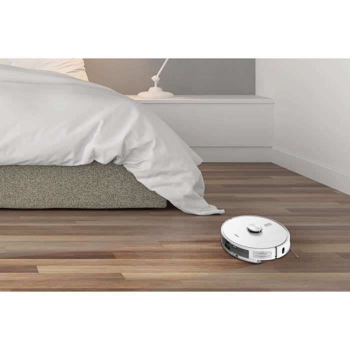 MEDION X41 SW+ - Robot Vacuum Cleaner with Emptying Station - 200 min - Powerful 8000 Pa Suction - Laser Navigation