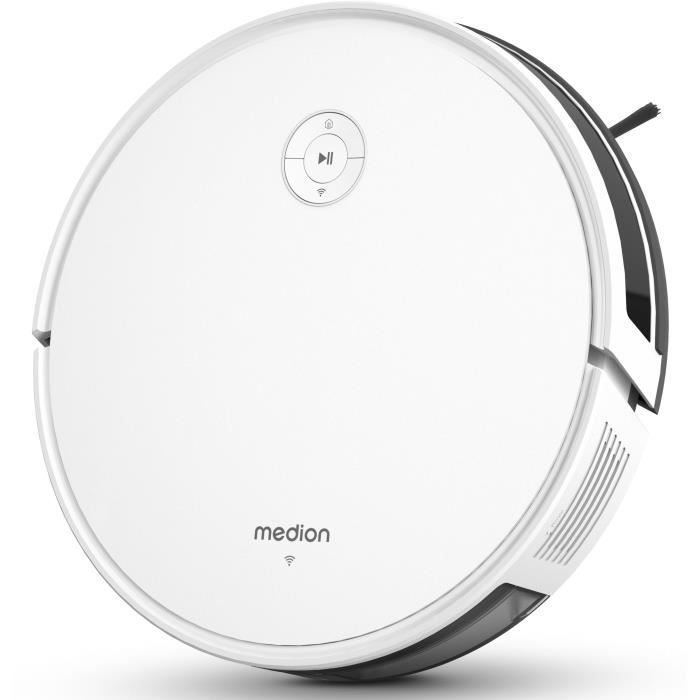 MEDION S35 Robot Vacuum Cleaner - MD11899 - 140 min - 4000 Pa - 550 ml - White