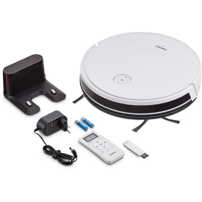 MEDION S35 Robot Vacuum Cleaner - MD11899 - 140 min - 4000 Pa - 550 ml - White