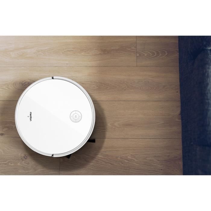 MEDION S35 Robot Vacuum Cleaner - MD11899 - 140 min - 4000 Pa - 550 ml - White