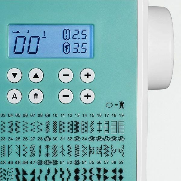 Digital Sewing Machine - MEDION - SD 36 - 38W - 270 Stitches - 700 rpm - LED - Turquoise