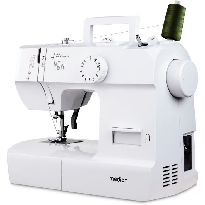 Sewing Machine - MEDION - SM 70 - 71W - 12 Stitches - 700 rpm - LED - White
