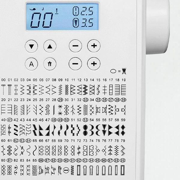 Digital Sewing Machine - MEDION - SD 36 - 38W - 270 Stitches - 700 rpm - LED - White