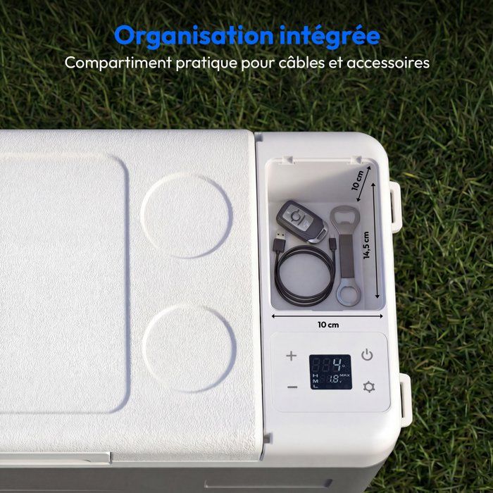 Glaciere électrique - MEDION - MD370027 - Réfrigérante - Congélation a compresseur - Compact - Classe C - 45 dB - 28 L