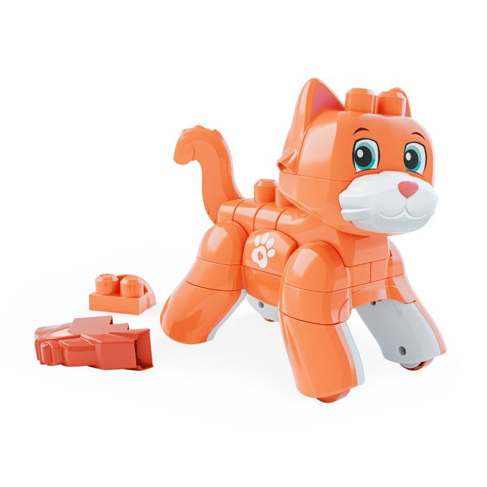 MEGA BLOKS Fisher-Price - My 3-in-1 Buildable Kitten - Plastic - 25 pieces - Ages 3 and up