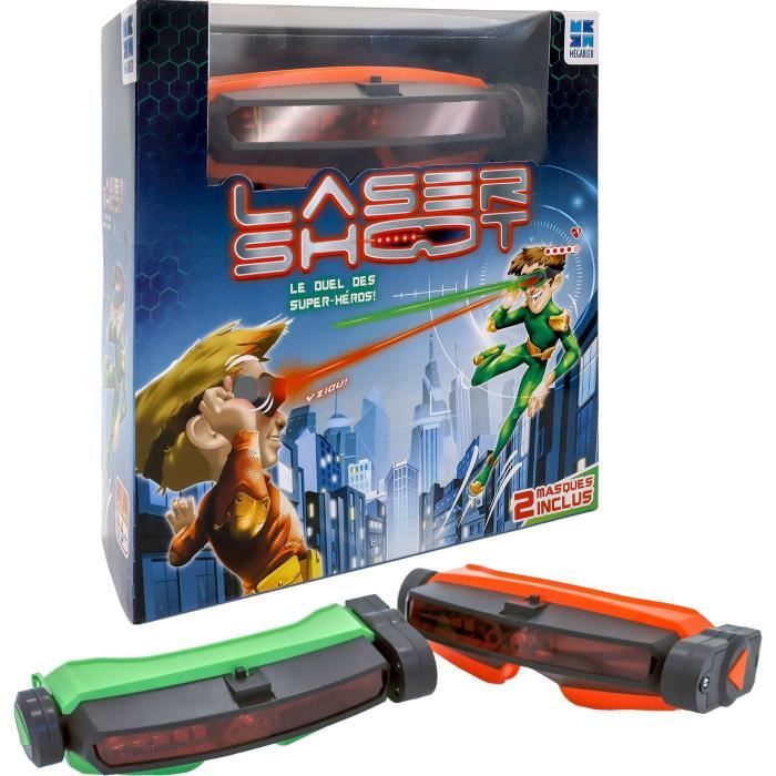 Board game - MEGABLEU - Laser Shoot - Laser duel with masks and lives to lose