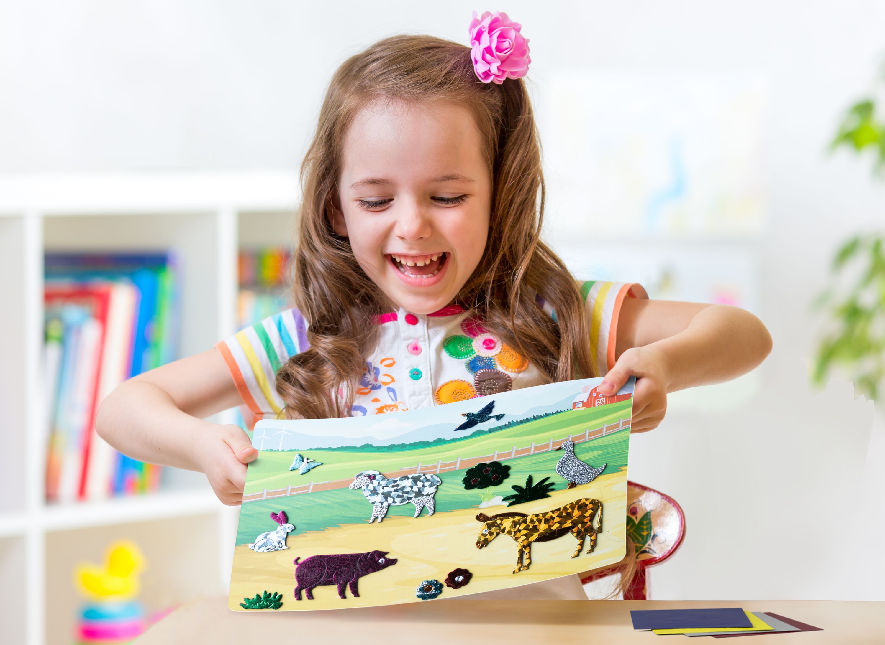 Creative activity - MEGABLEU - Foil Fun - Animal Kingdom - easy to create magical works