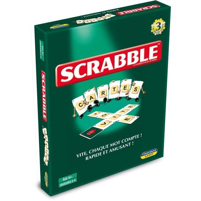 Scrabble cards - 3 games in 1 - MEGABLEU