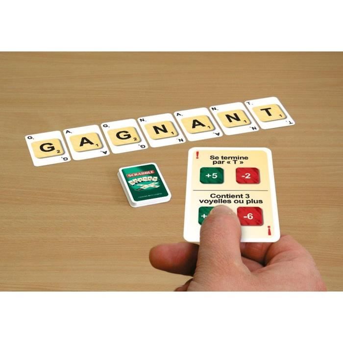 Scrabble cards - 3 games in 1 - MEGABLEU
