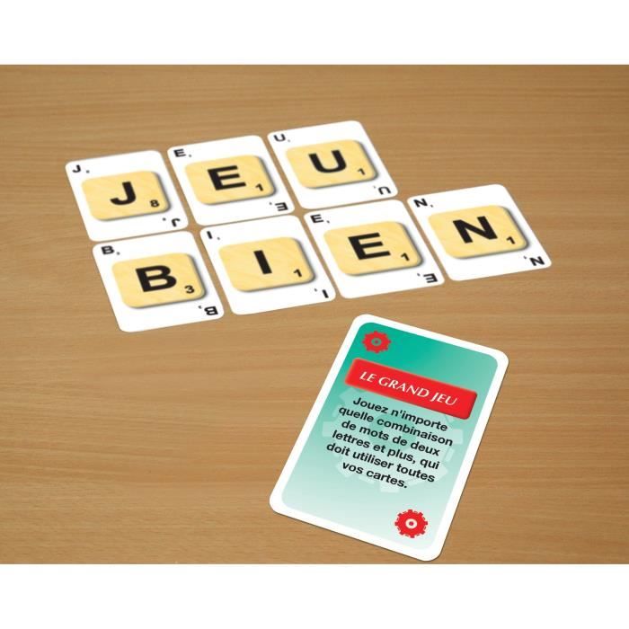 Scrabble cards - 3 games in 1 - MEGABLEU