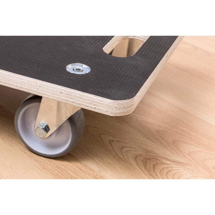 MEISTER Warehouse trolley with wheels 590 x 290 mm 200 kg
